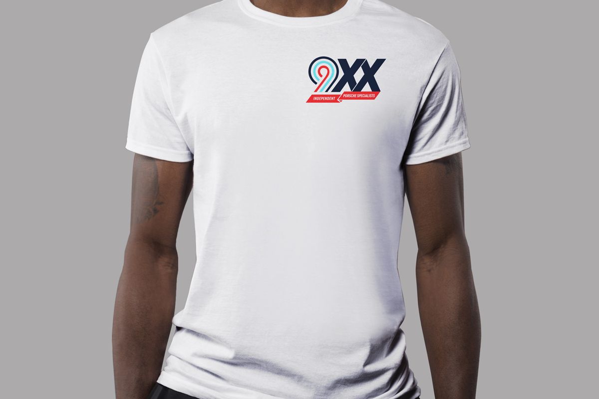 9xx Independent Porsche Specialists Logo T shirt Apparel Promo